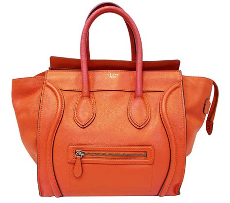 celine luggage white orange|celine luggage small price.